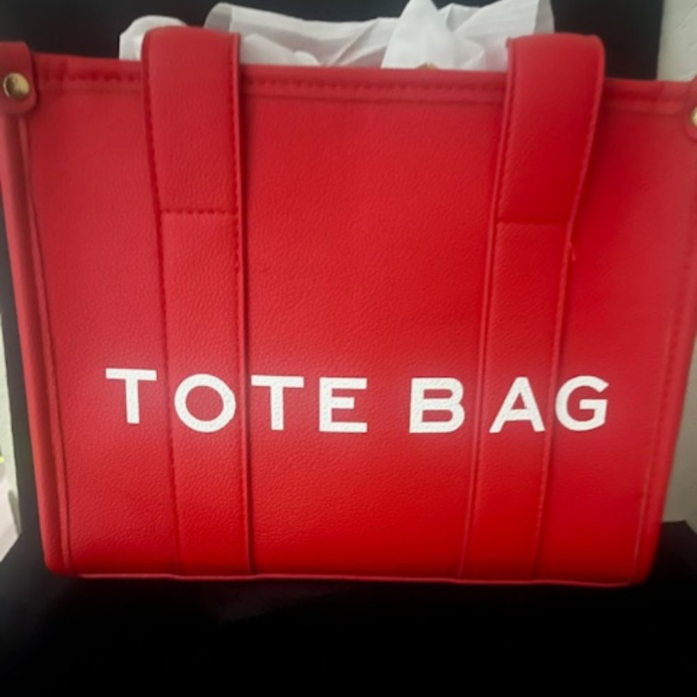Multi Brand Tote Bag Red #813